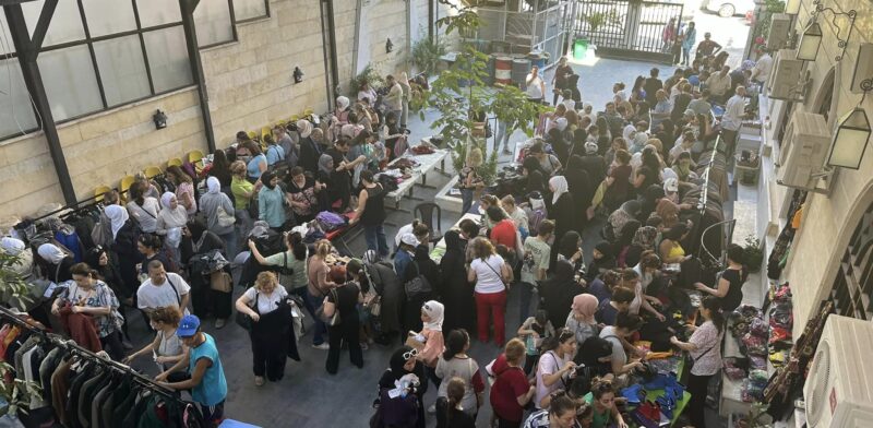 Geflüchtete Syrer:innen in Beirut (Foto: GAW)